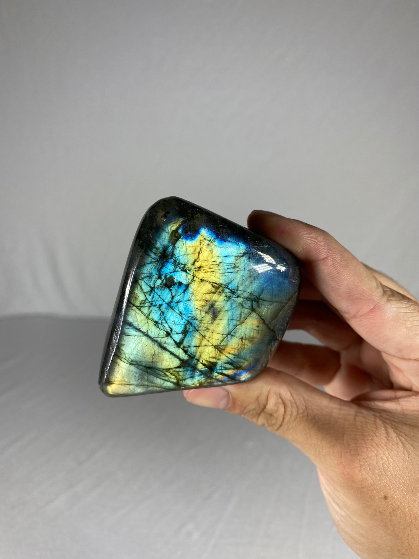 Madagascan Polished Labradorite Freeform Mountain (Small L)