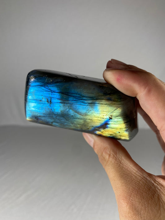 Madagascan Polished Labradorite Freeform Mountain (Small Z)