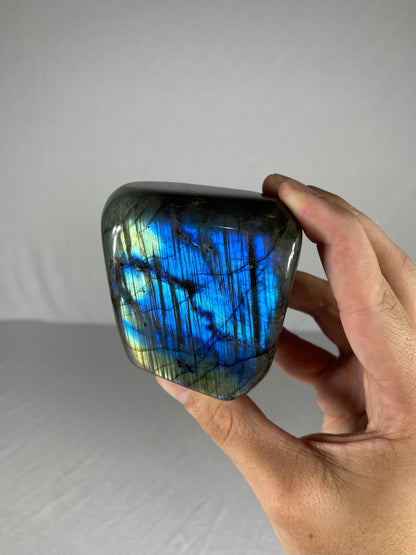 Madagascan Polished Labradorite Freeform Mountain (Small E)