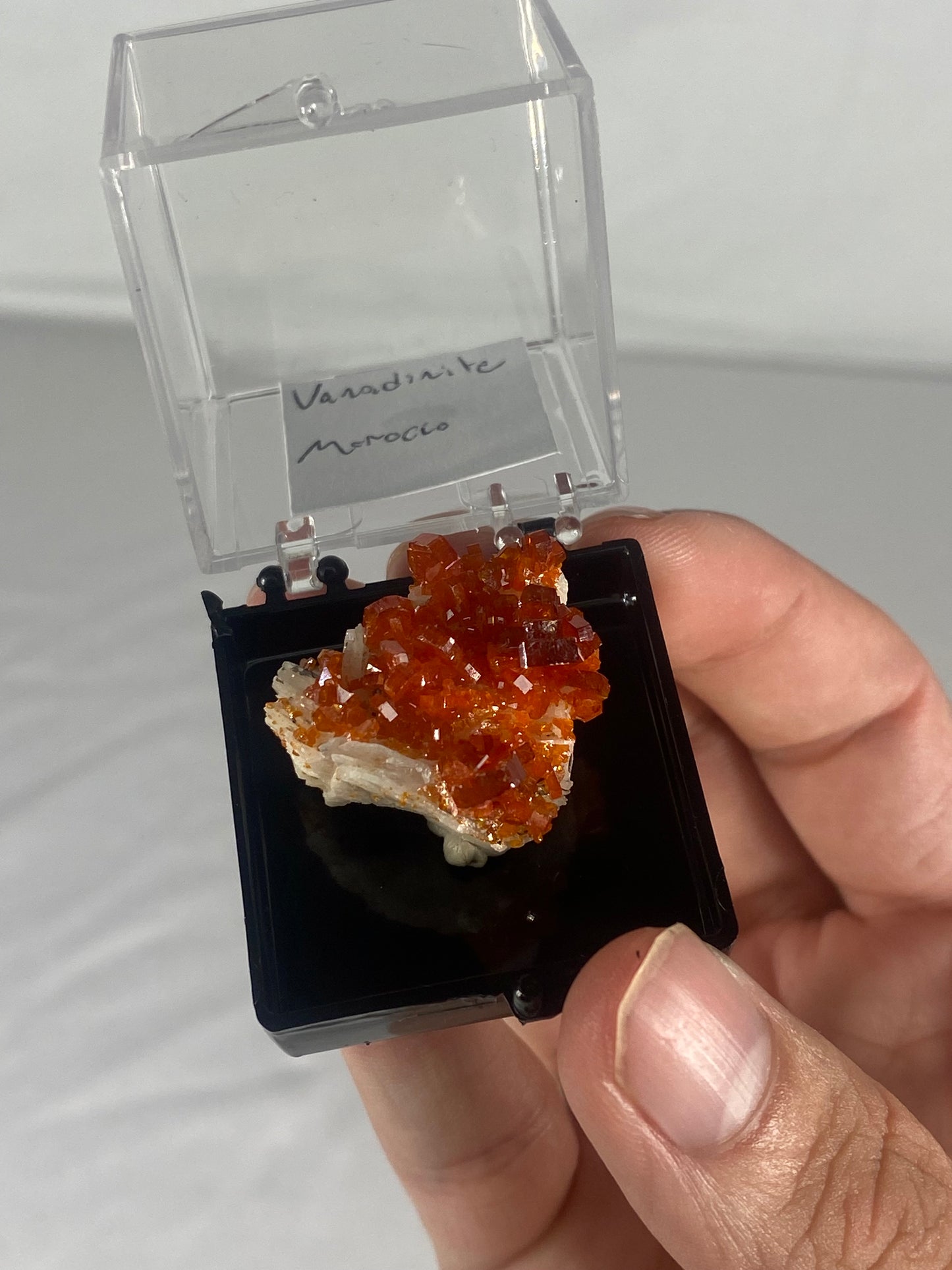 Moroccan Vanadinite Thumbnail Specimen (Small H)