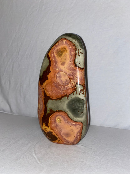 Madagascan Polished Polychrome Jasper Mountain (V)