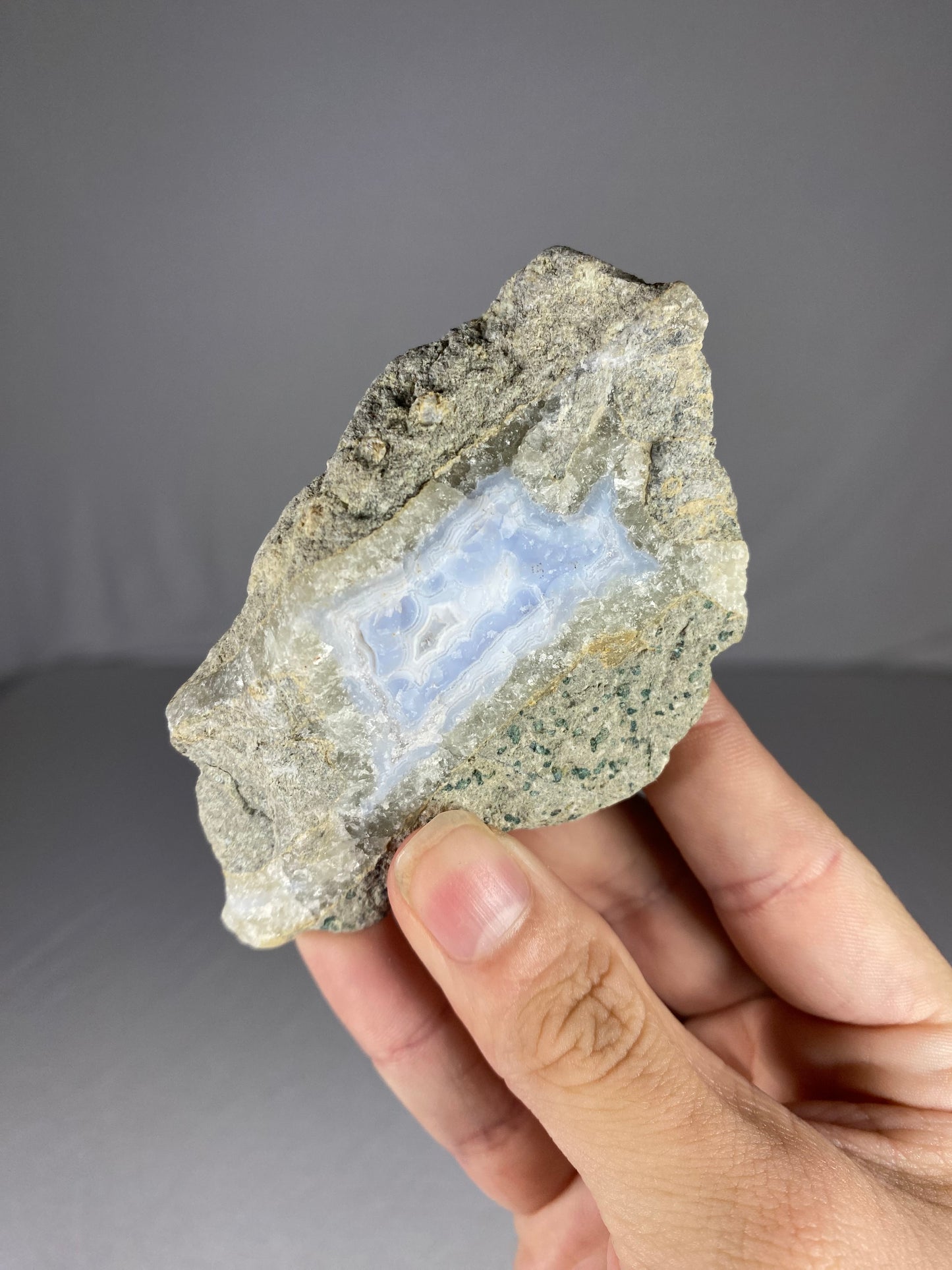 Blue Lace Agate Specimen (O)