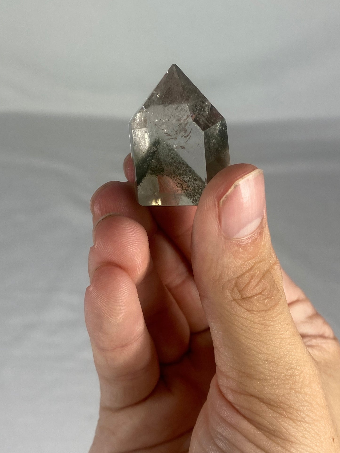 Madagascan Polished Garden Quartz Mini Tower (D)