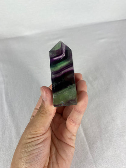 Chinese Polished Fluorite Tower (E)