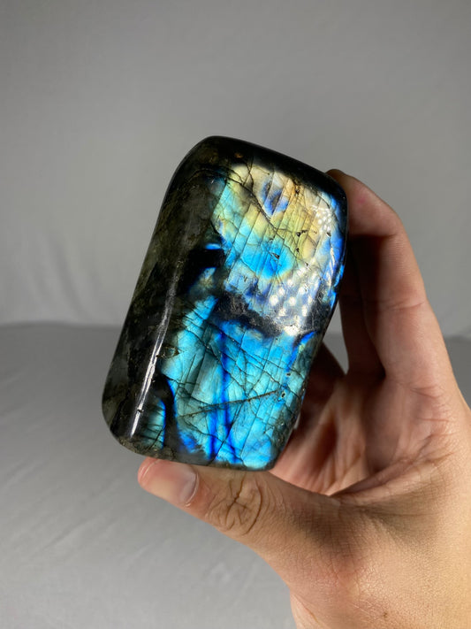 Madagascan Polished Labradorite Freeform Mountain (Small D)
