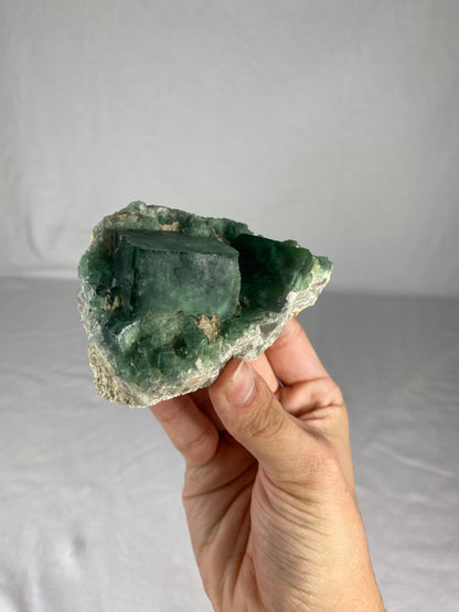 Madagascan Cubic Green Fluorite Specimen (L)