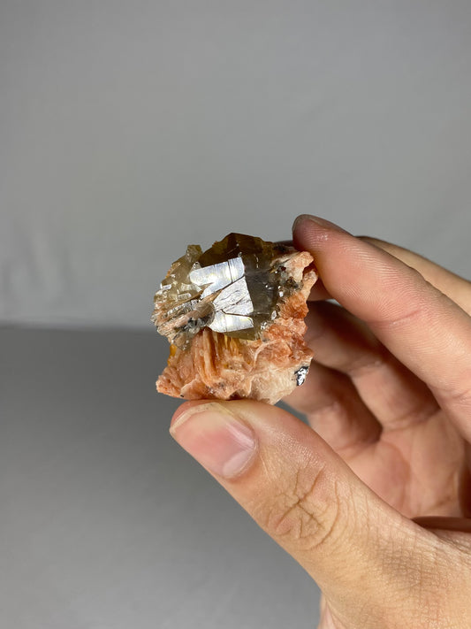 Moroccan Barite W/ Galena & Cerussite Specimen (B)