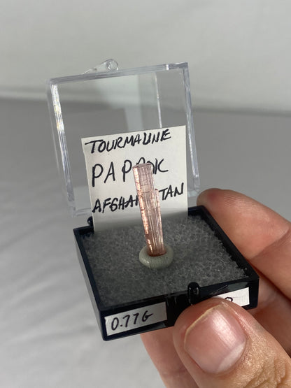 Pink Tourmaline Thumbnail Specimen From Afghanistan (Pre-Done C)