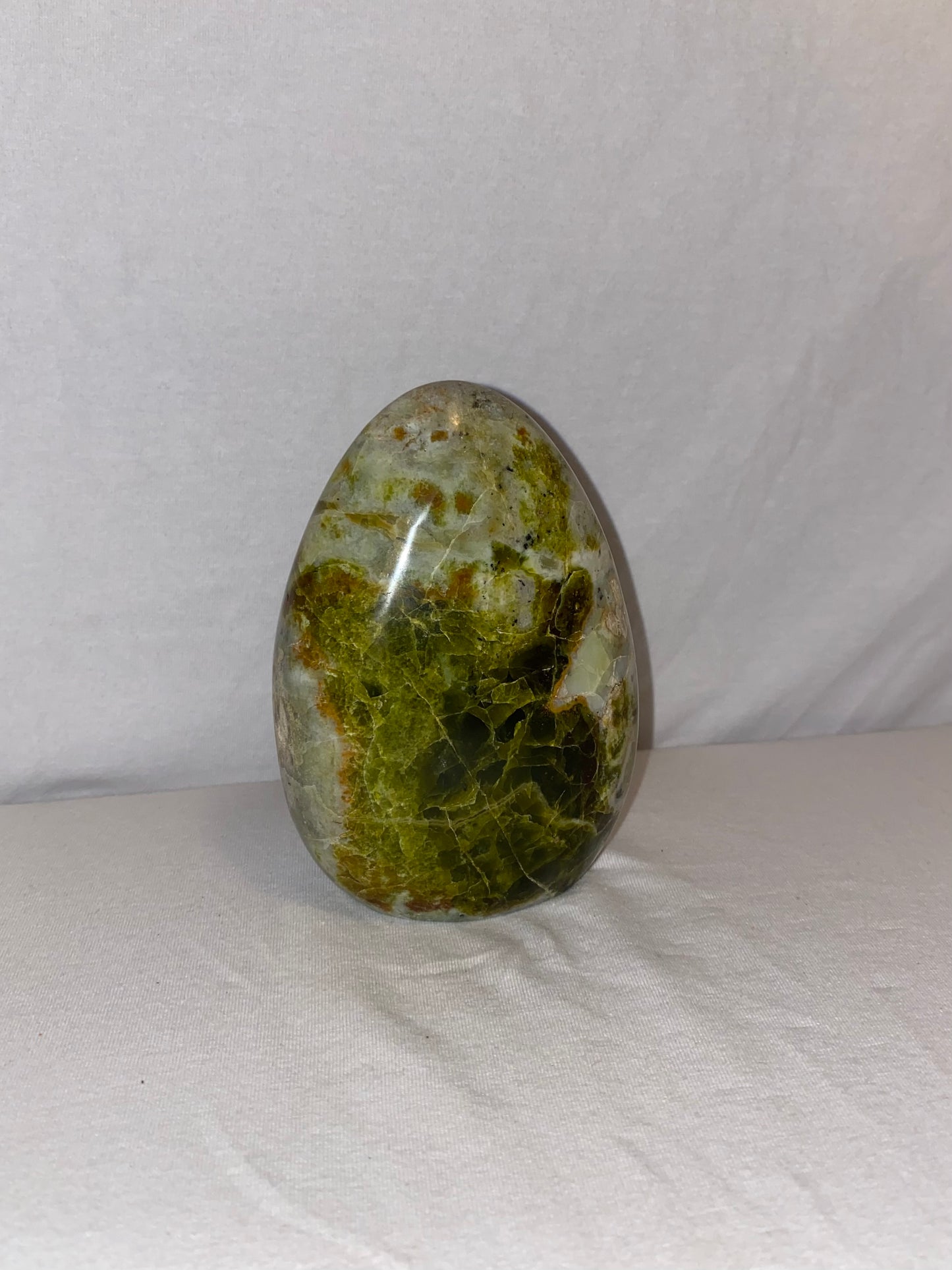Madagascan Polished Green Opal Mountain (H1)