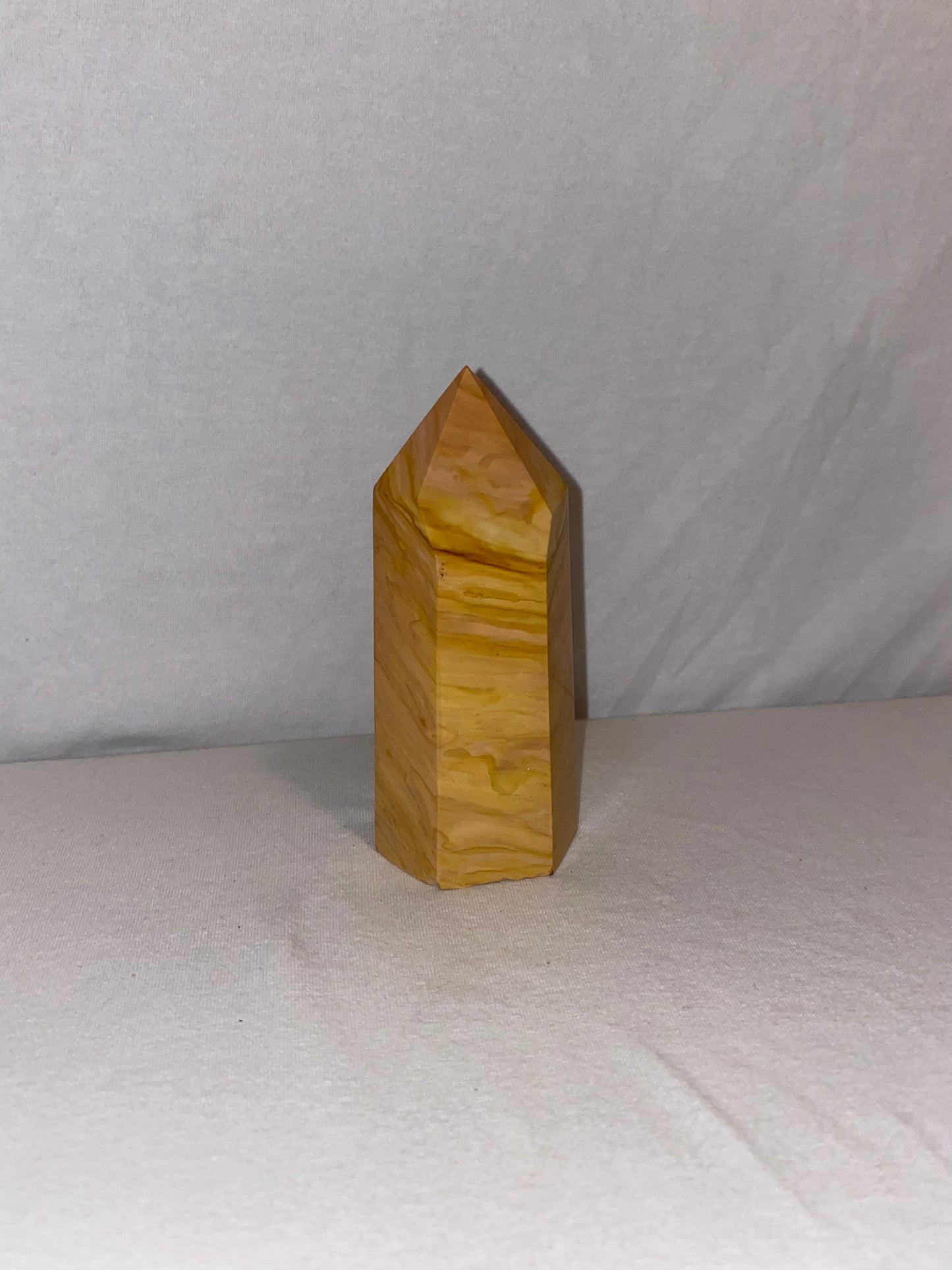 Madagascan Polished Polychrome Jasper Tower (K)