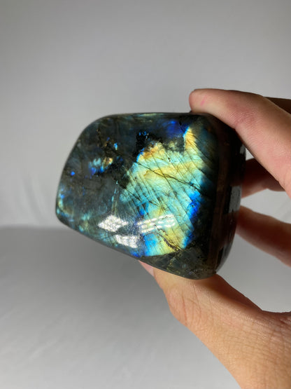 Madagascan Polished Labradorite Freeform Mountain (Small P)