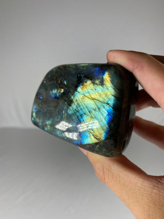 Madagascan Polished Labradorite Freeform Mountain (Small P)