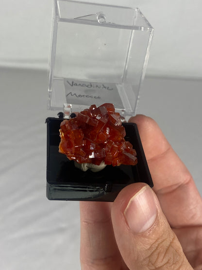 Moroccan Vanadinite Thumbnail Specimen (Small J)