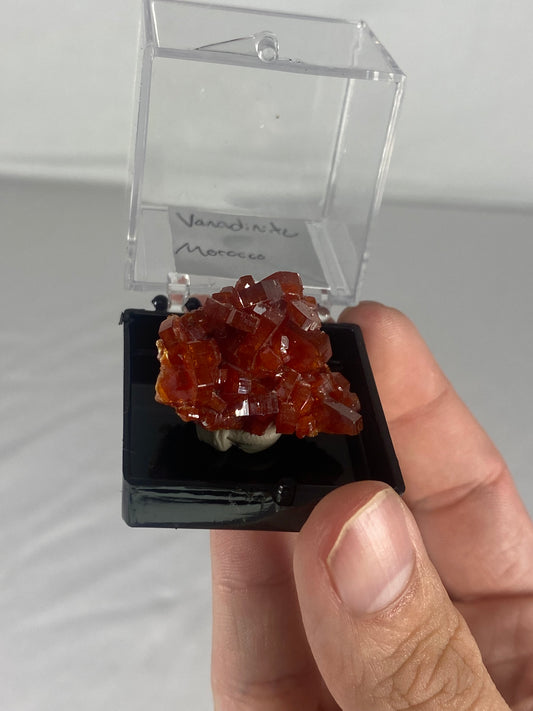 Moroccan Vanadinite Thumbnail Specimen (Small J)