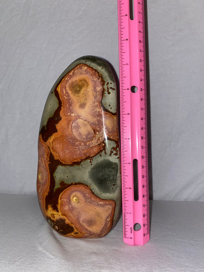 Madagascan Polished Polychrome Jasper Mountain (V)
