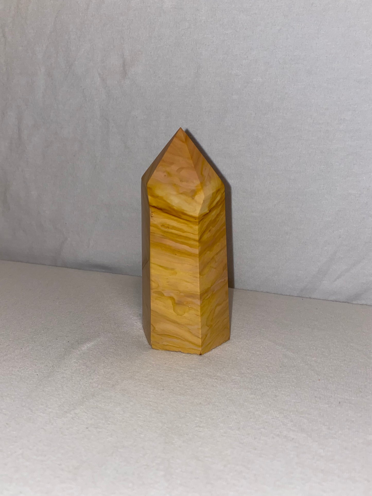 Madagascan Polished Polychrome Jasper Tower (K)