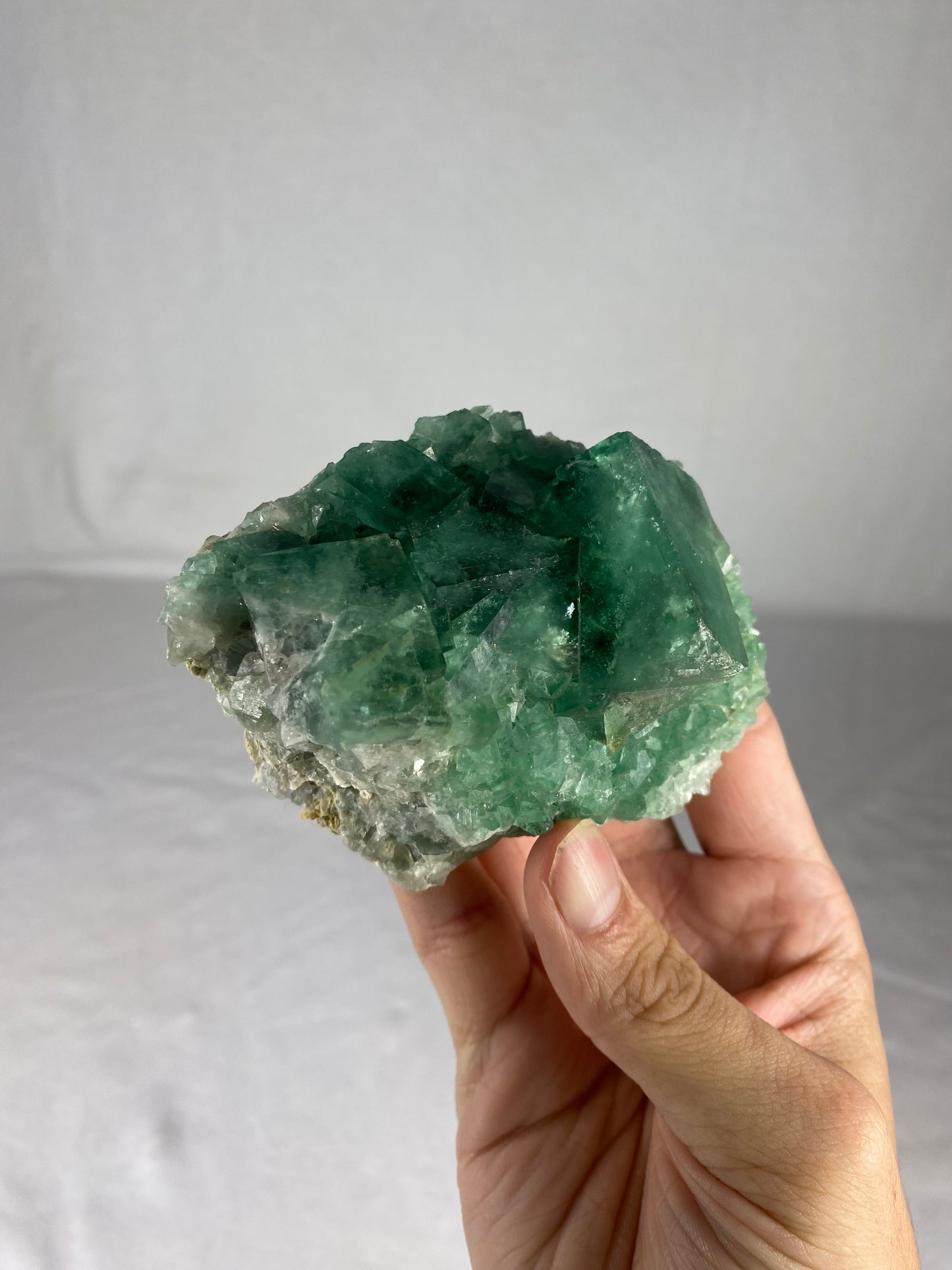 Madagascan Cubic Green Fluorite Specimen (P)