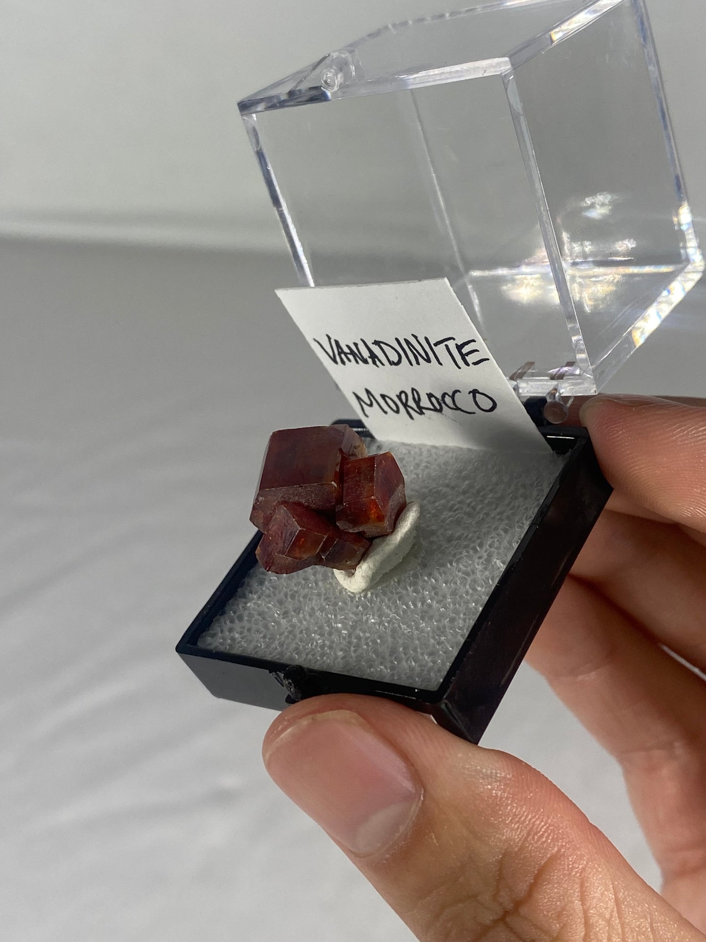 Moroccan Vanadinite Thumbnail Specimen (Pre-Done F)