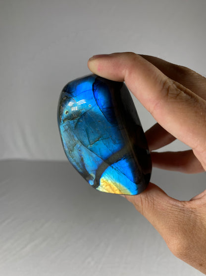 Madagascan Polished Labradorite Freeform Mountain (Small T)