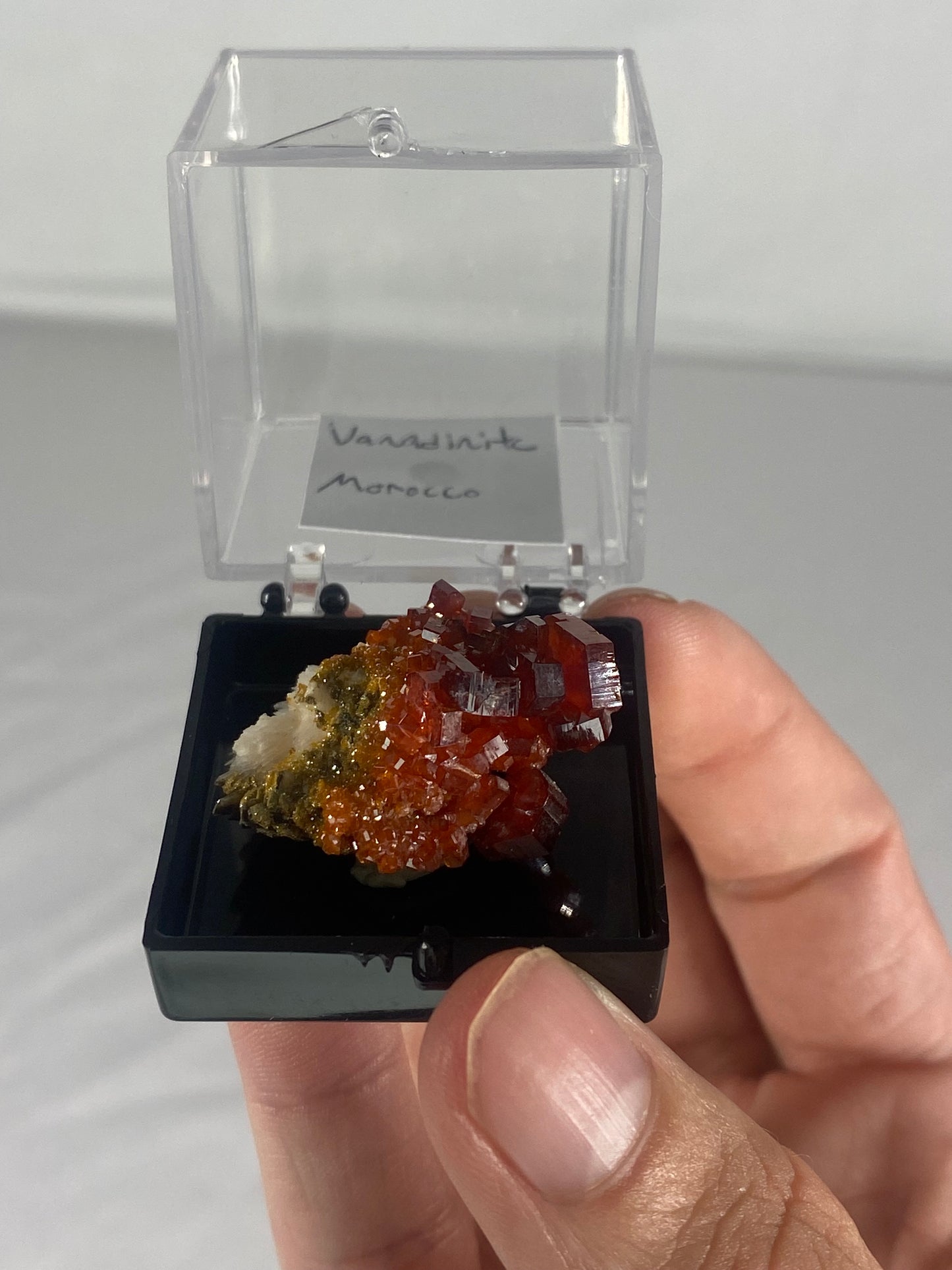 Moroccan Vanadinite Thumbnail Specimen (Small B)