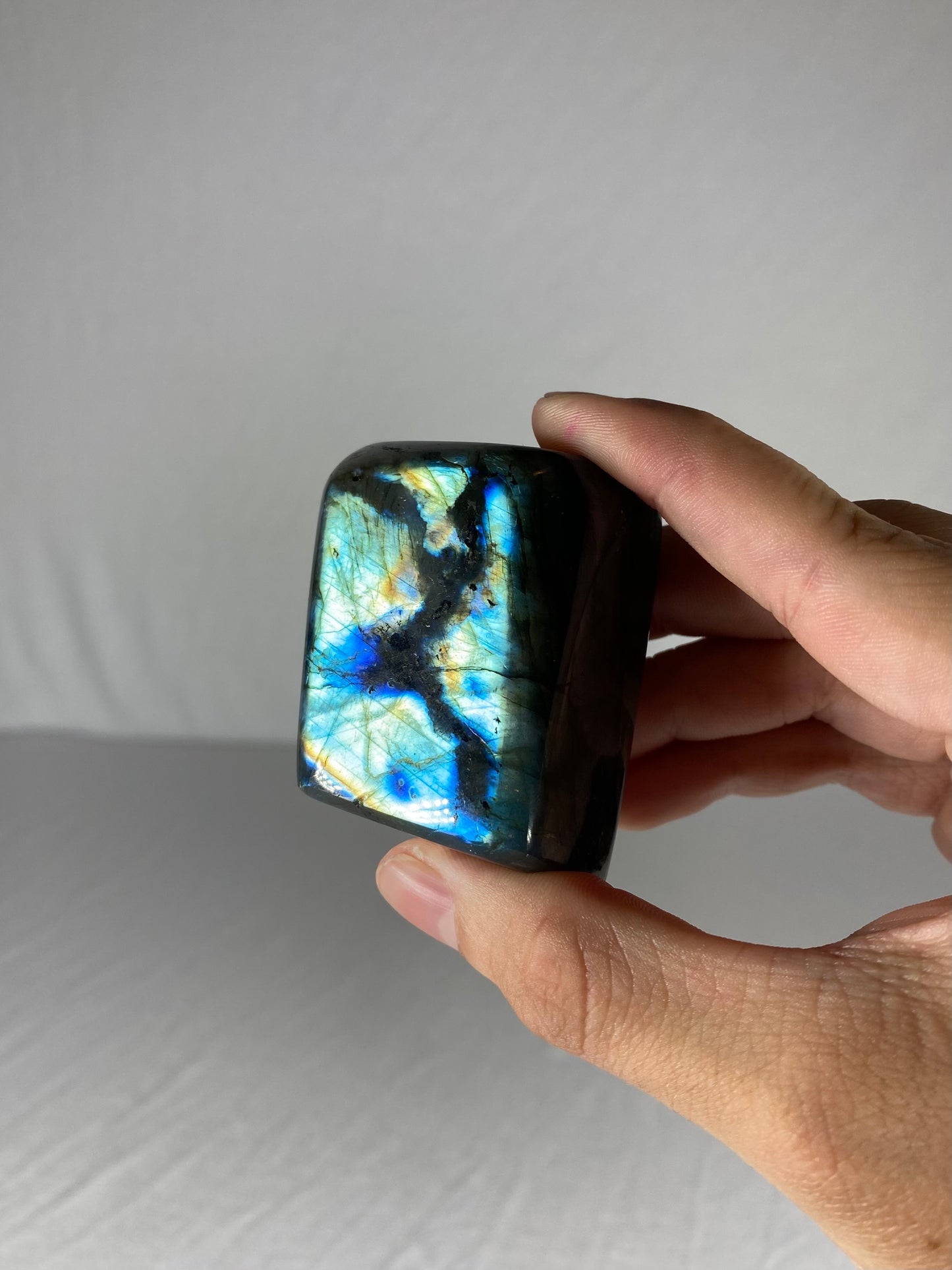 Madagascan Polished Labradorite Freeform Mountain (Small A)