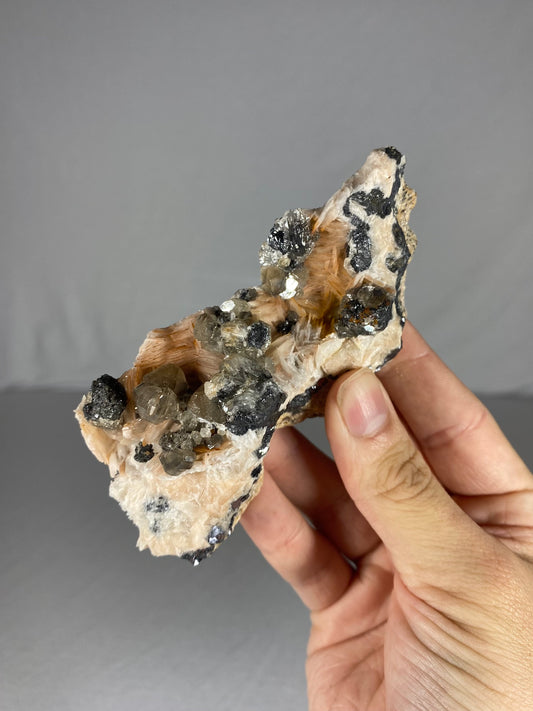Moroccan Barite W/ Galena & Cerussite Specimen (I)