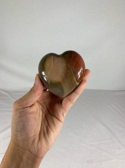 Madagascan Polished Jasper Heart (E)