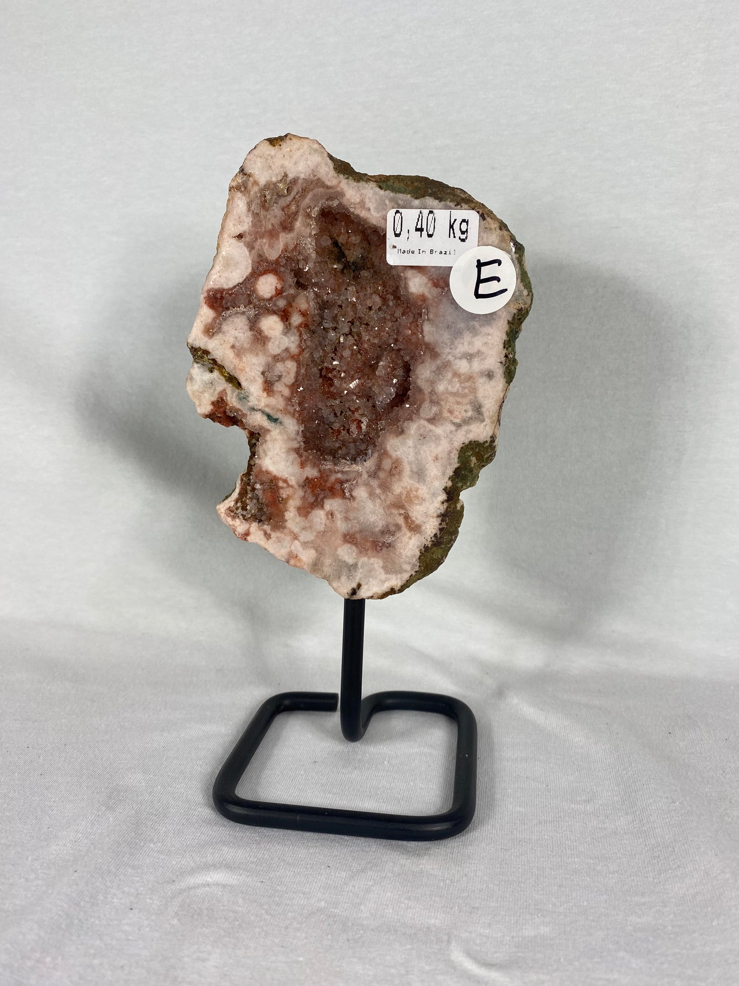 Brazilian Pink Amethyst Specimen On Stand (E)