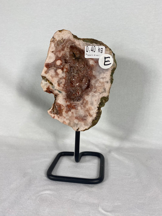 Brazilian Pink Amethyst Specimen On Stand (E)