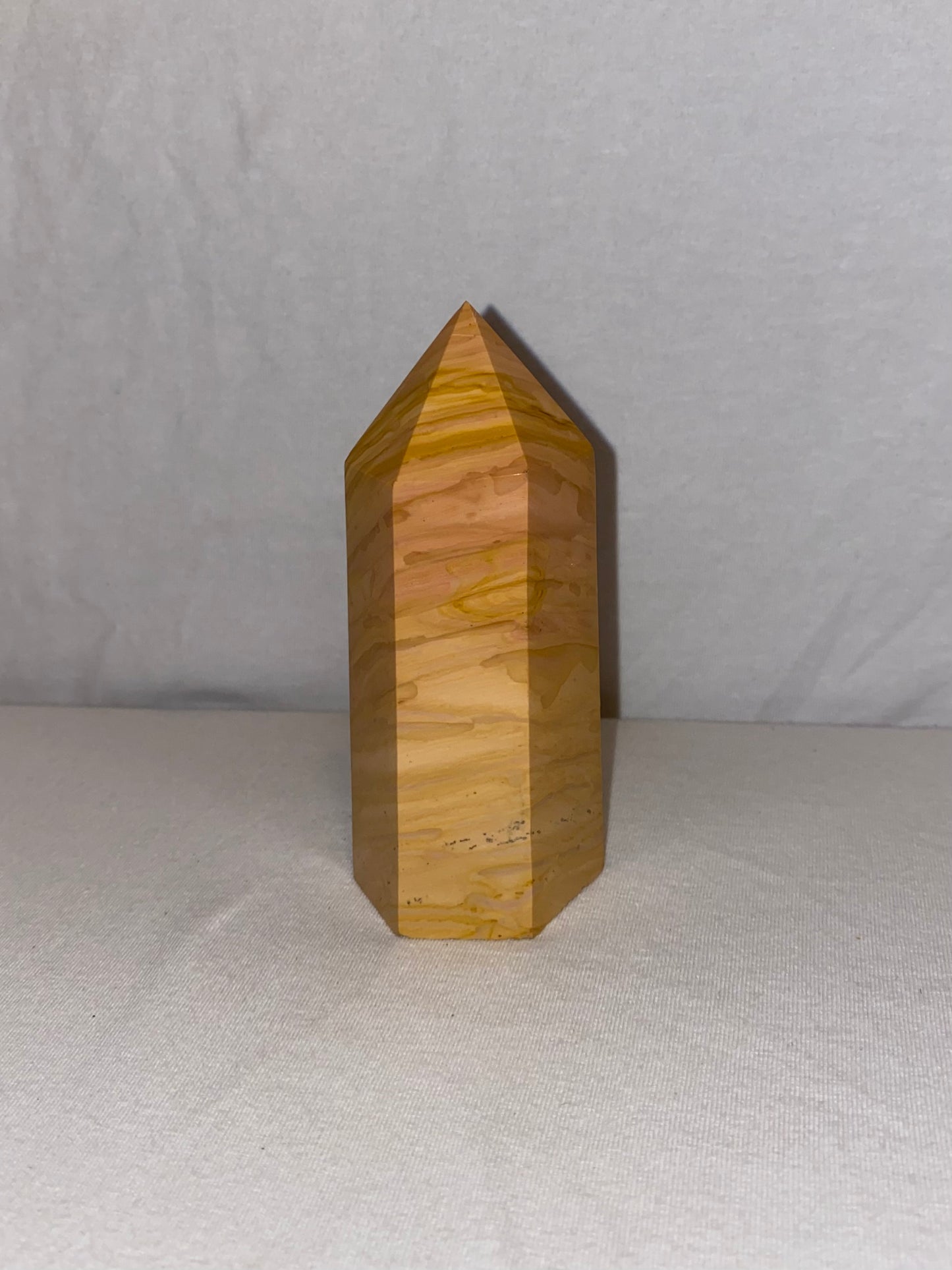 Madagascan Polished Polychrome Jasper Tower (K)