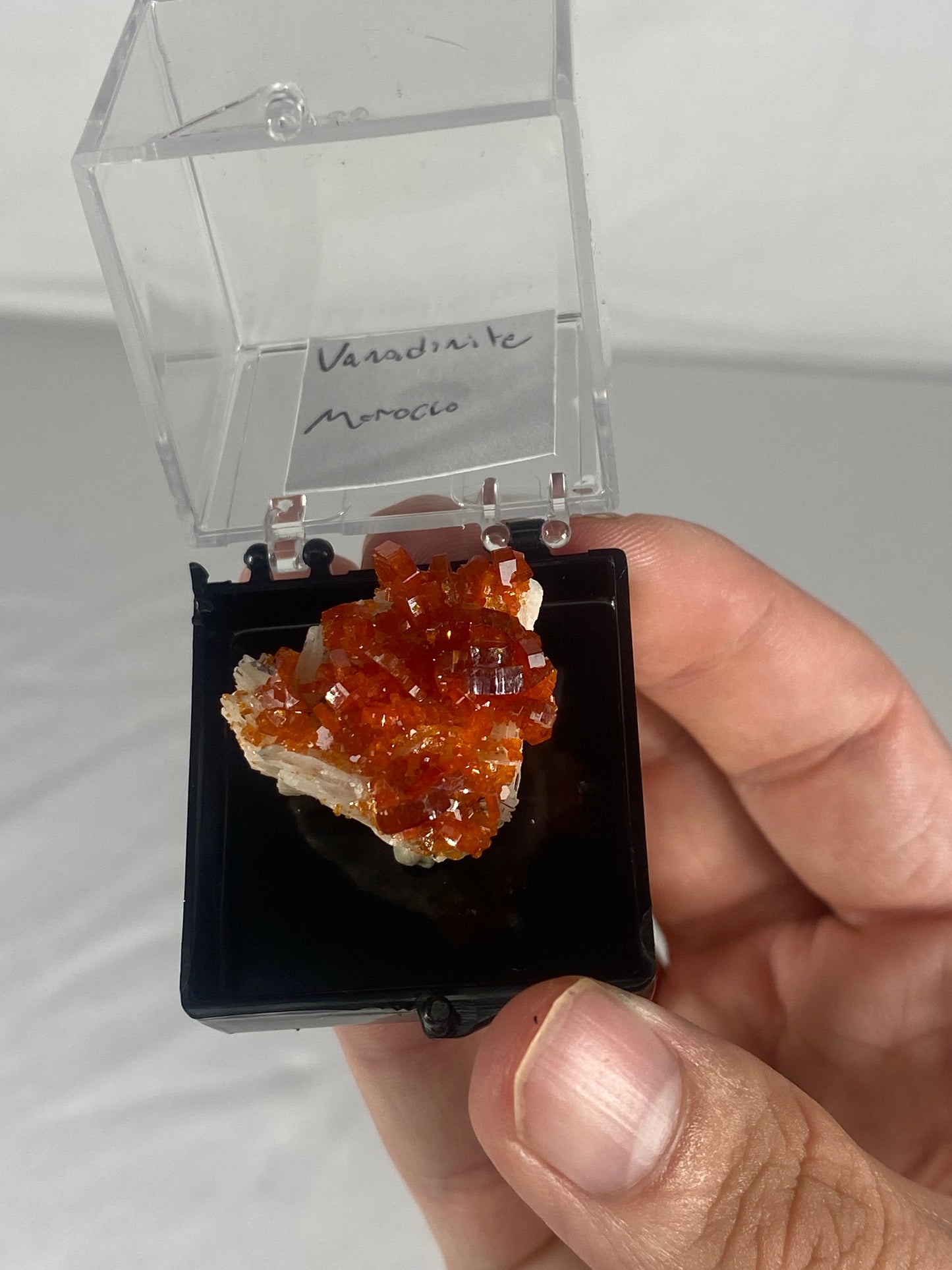 Moroccan Vanadinite Thumbnail Specimen (Small H)