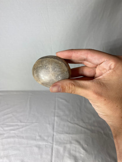Madagascan Polished Sunstone Palm Stone (A)