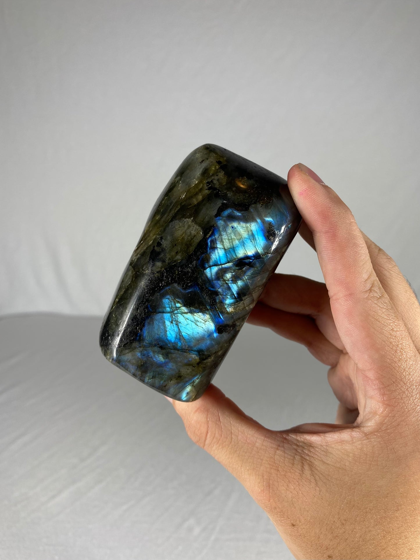 Madagascan Polished Labradorite Freeform Mountain (Small D)
