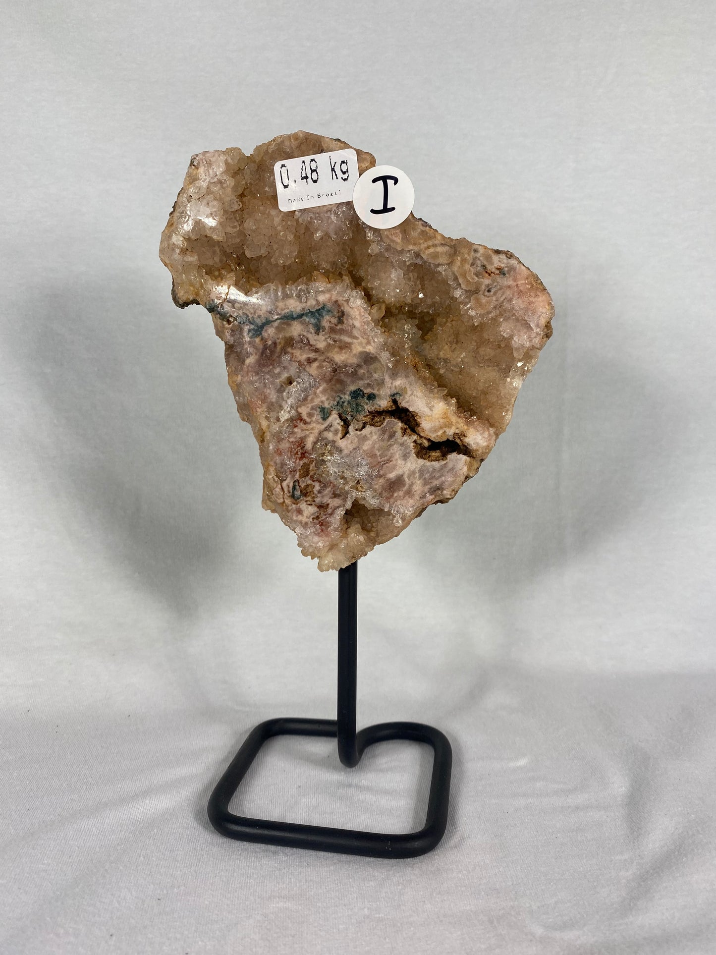 Brazilian Pink Amethyst Specimen On Stand (I)