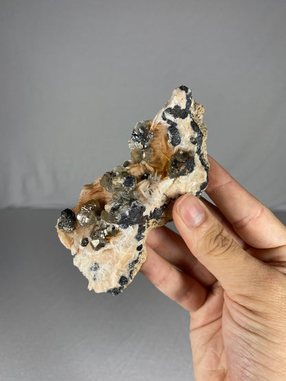 Moroccan Barite W/ Galena & Cerussite Specimen (I)