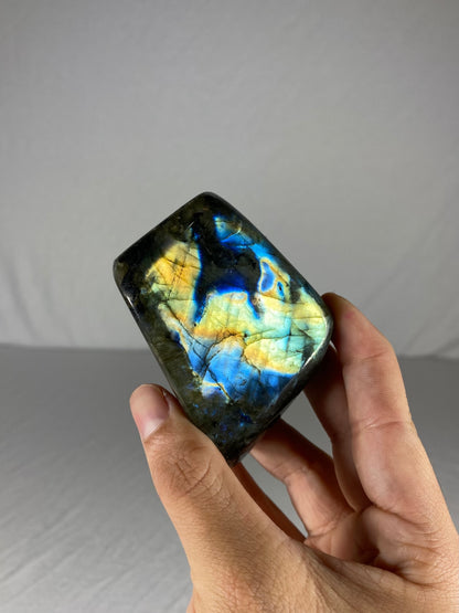 Madagascan Polished Labradorite Freeform Mountain (Small R)