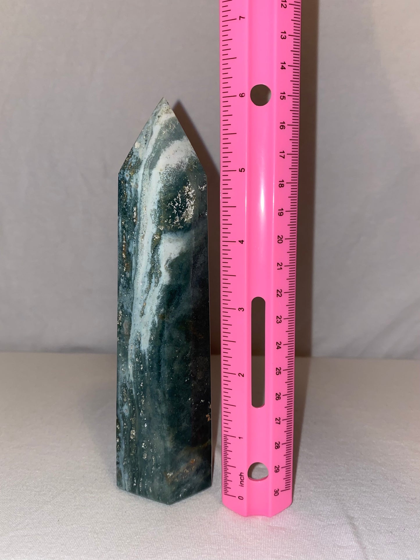 Madagascan Polished Ocean Jasper Tower (H)