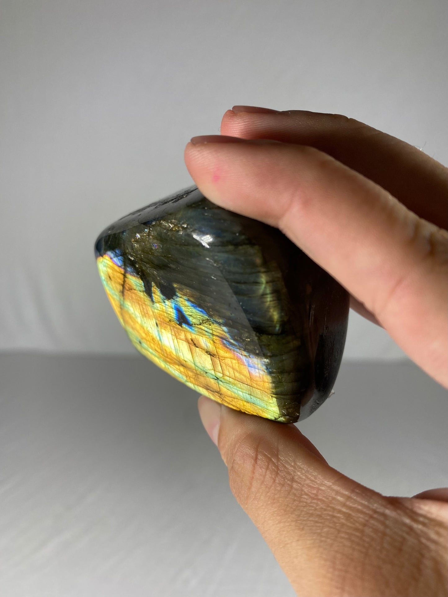 Madagascan Polished Labradorite Freeform Mountain (Small A1)
