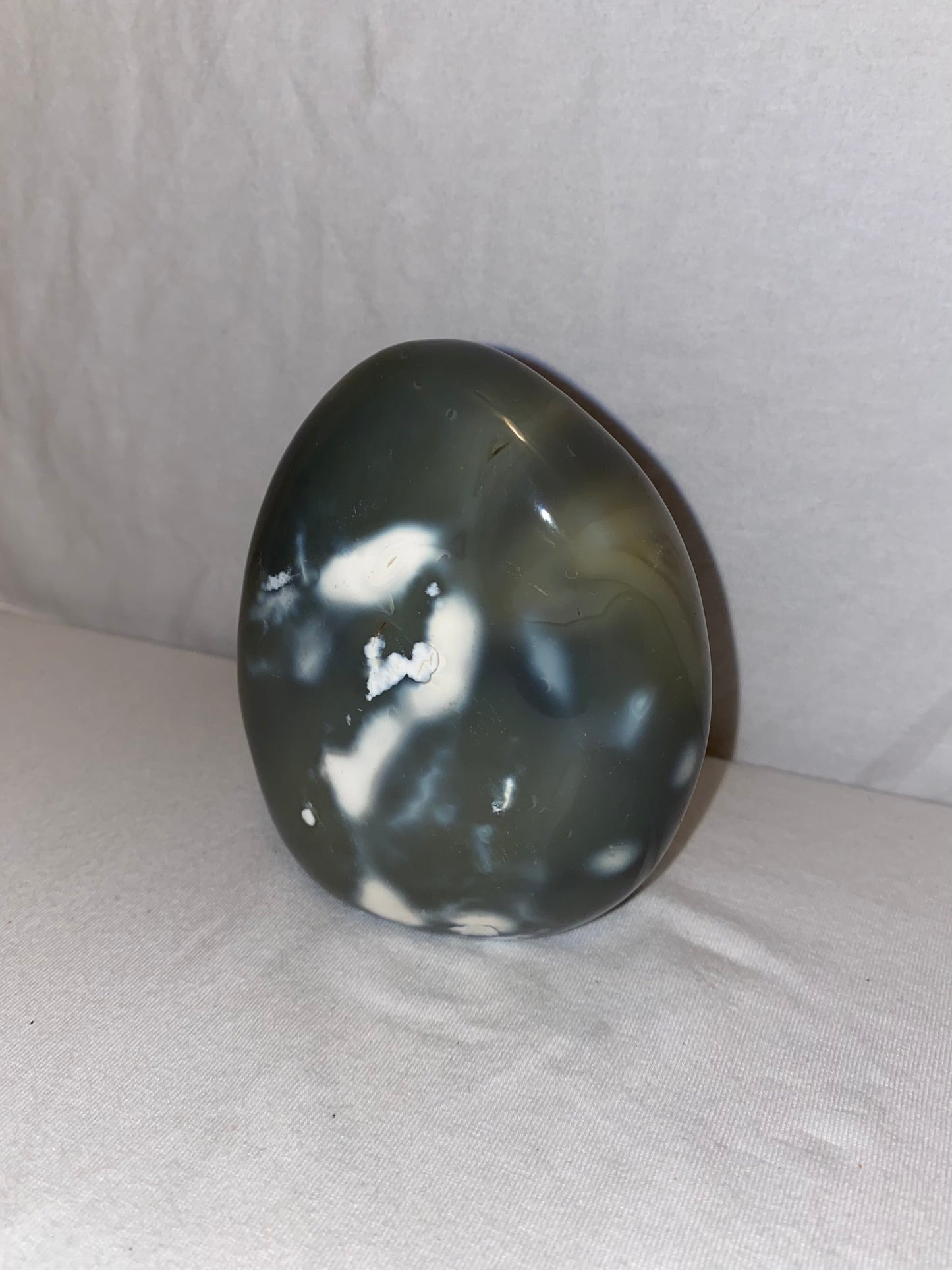 Madagascan Polished Orca Agate Mountain (I1)