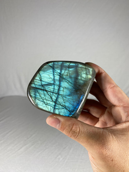 Madagascan Polished Labradorite Freeform Mountain (Small C)