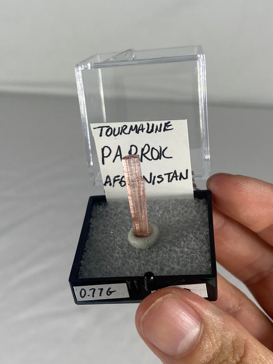 Pink Tourmaline Thumbnail Specimen From Afghanistan (Pre-Done C)