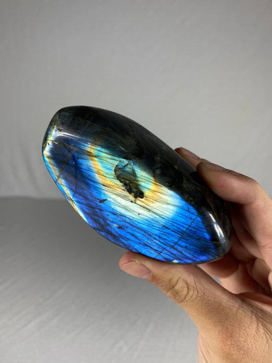 Madagascan Polished Labradorite Freeform Mountain (Small J)