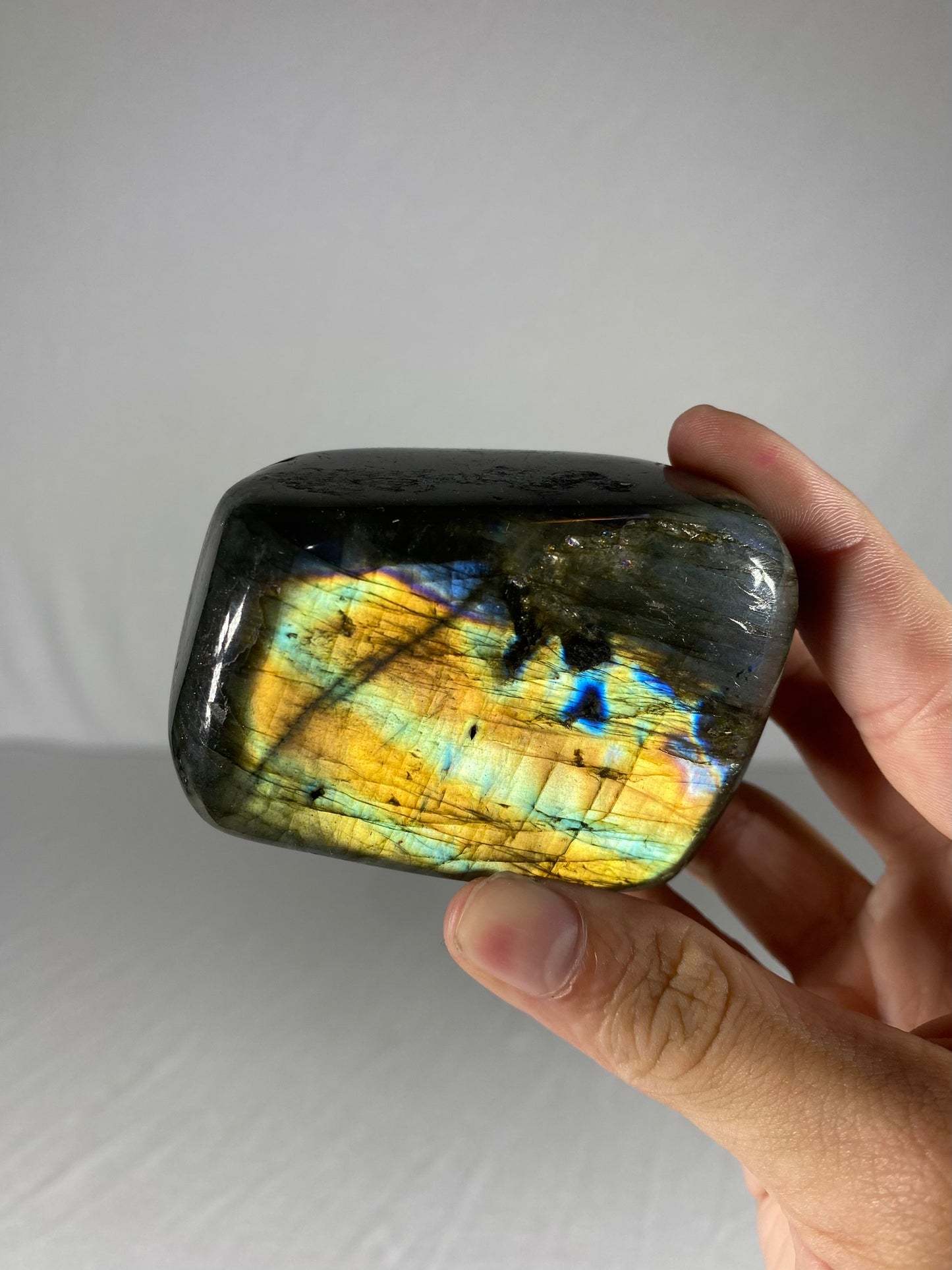 Madagascan Polished Labradorite Freeform Mountain (Small A1)