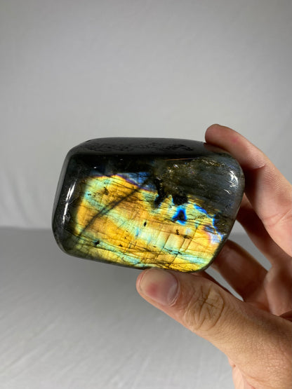 Madagascan Polished Labradorite Freeform Mountain (Small A1)