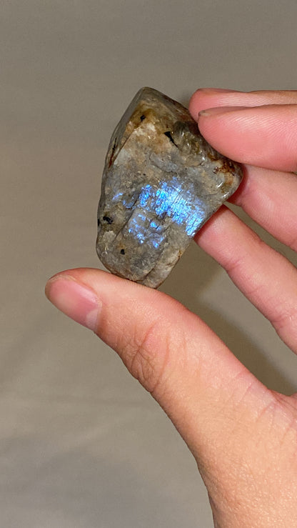 “Electric Blue” Wisconsin Moonstone Specimen (C)