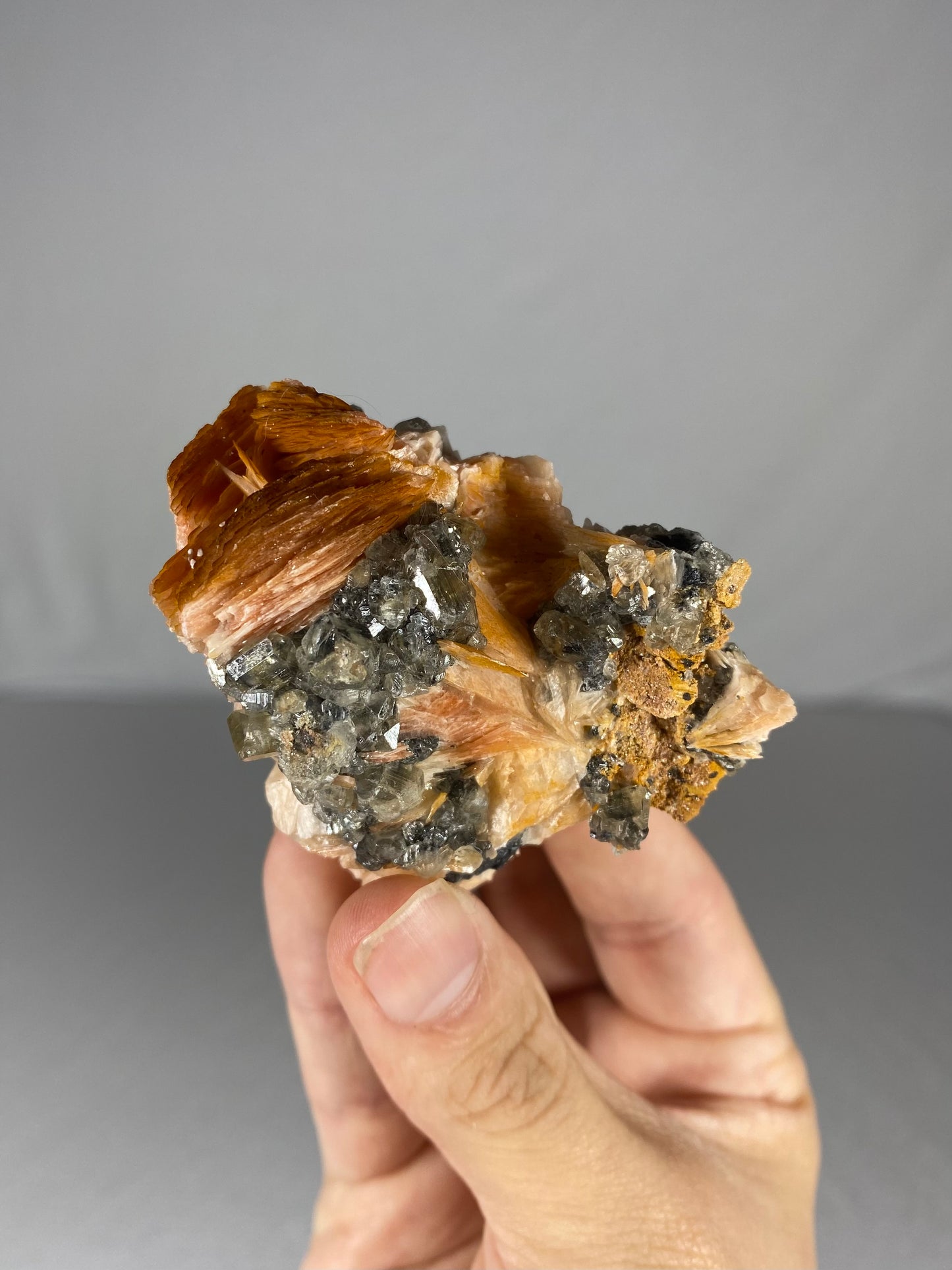 Moroccan Barite W/ Galena & Cerussite Specimen (F)