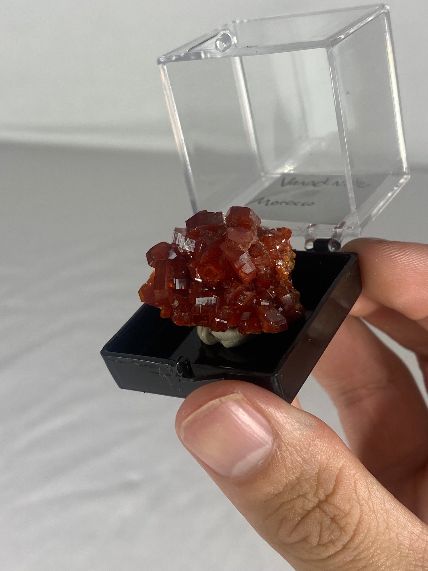 Moroccan Vanadinite Thumbnail Specimen (Small J)