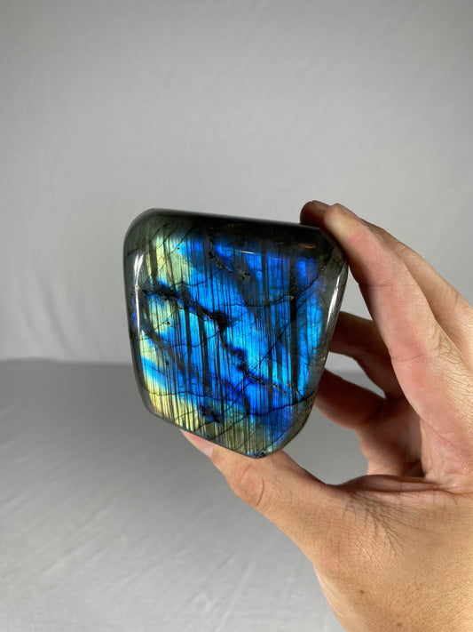 Madagascan Polished Labradorite Freeform Mountain (Small E)