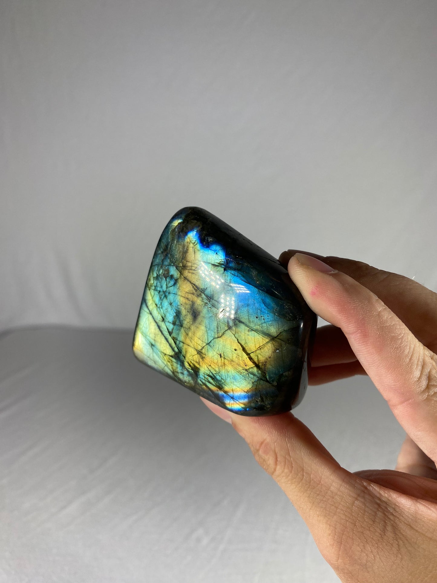 Madagascan Polished Labradorite Freeform Mountain (Small L)