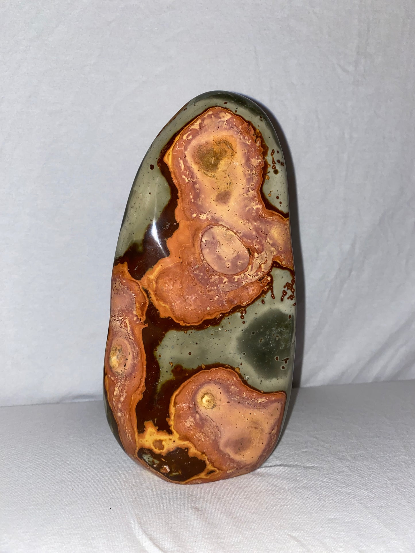 Madagascan Polished Polychrome Jasper Mountain (V)